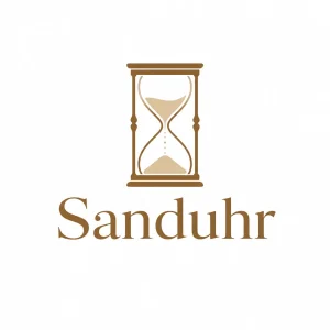 Sanduhr Logo für sanduhr
